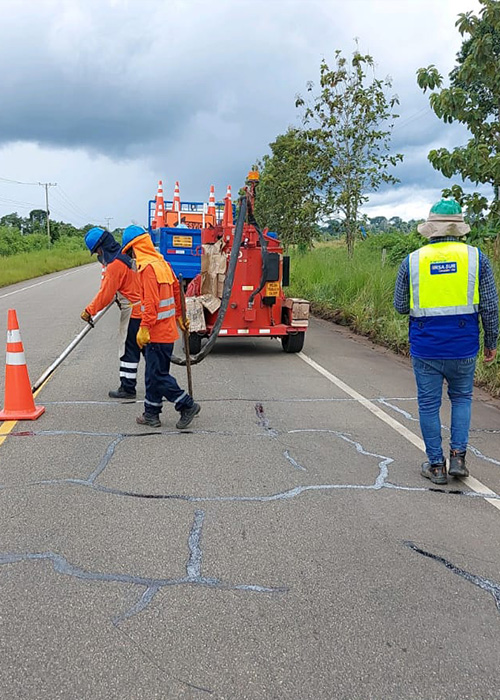 Tratamiento de Fisuras IIRSA Sur - Madre de Dios